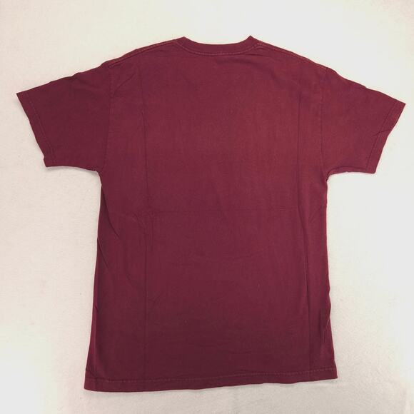 Diamond Graphic Casual Pullover Short Sleeve T Shirt Mens Size Large L Maroon - Picture 10 of 10